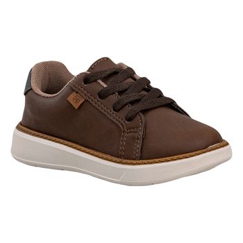 Tenis-Casual-Marrom-Kids-Cabedal-Liso-|-Molekinho-Tamanho--21---Cor--PINHAO-0